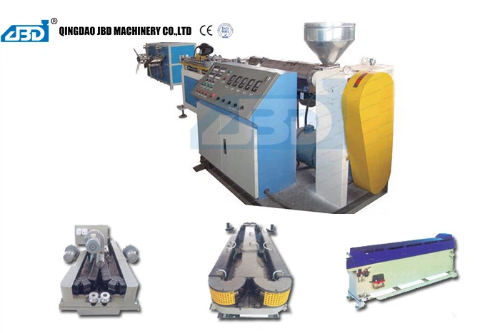 HDPE/PP/PVC Single Double Wellrupated Pipe Extrusion Production Line